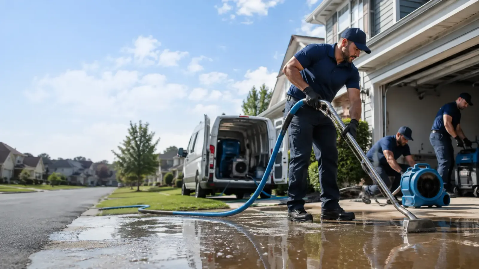 Flood Damage Restoration in Michigan, ND